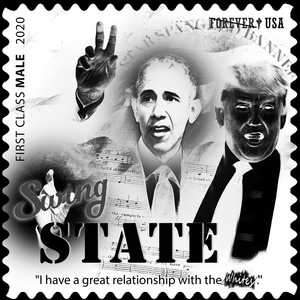 Swing State Stamp B&W - Gordon Coldwell
