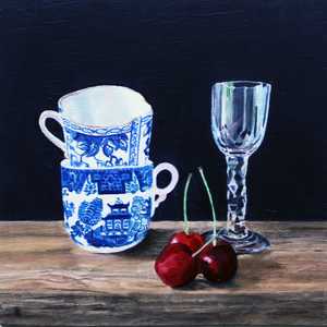 Still Life with Cherries - Caron Coldwell