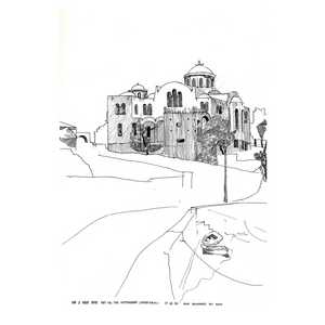 Greek Island Drawing - Gordon Coldwell